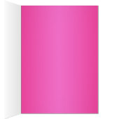 Zwart en Roze Bloemen Tafelnummer Kaart (Binnen (Rechts))