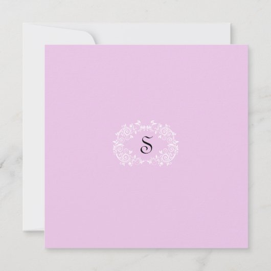 Zwart en Roze Bruidsjurk Vrijgezellenfeest Kaart (Achterkant)