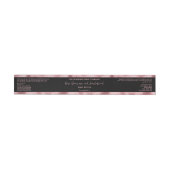 Zwart en roze folie luxe cosmetica pot label (Individueel)