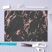 Zwart en roze glitter marmeren steen tissuepapier (Craft)