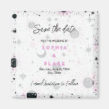 Zwart en Roze Hemels Huwelijk Opschorten van de Da