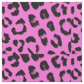 Zwart en roze luipaardprint stof (Close Up)