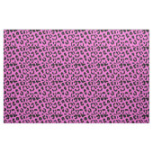 Zwart en roze luipaardprint stof (Fat Quarter)