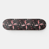 zwart en roze melkwegstelsel persoonlijk skateboard (Horizontaal)