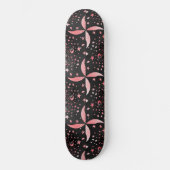 zwart en roze melkwegstelsel persoonlijk skateboard (Voorkant)