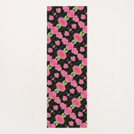 Zwart en Roze Met Groen Yogamat
