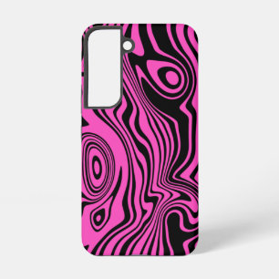 Zwart en Roze Samsung Galaxy Hoesje - Uw kleuren