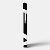 Zwart en roze vredesbord Case-Mate iPhone case (Achterkant / Links)