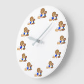 ***ZWART EN SCHATTIGE BABY BOY** GROTE KLOK (Hoek)