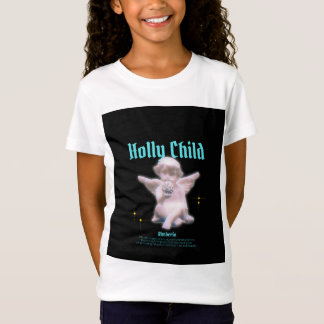 Zwart en sinaasappel modern Bold Angle Cupido T-shirt