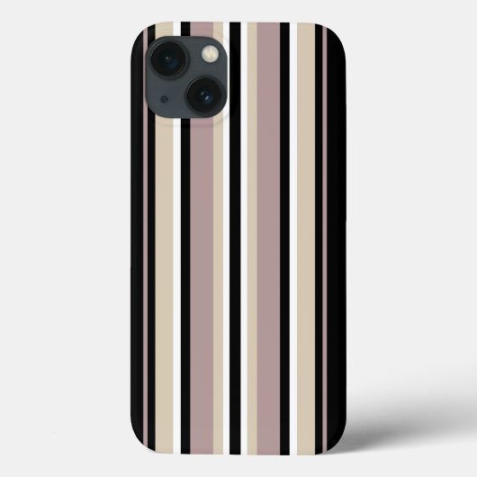 Zwart en Tan Case-Mate iPhone Case (Achterkant)