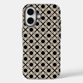 Zwart en Tan Case-Mate iPhone Case (Achterkant)