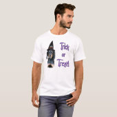 Zwart en Tan Coonhound Trick T-shirt (Voorkant volledig)