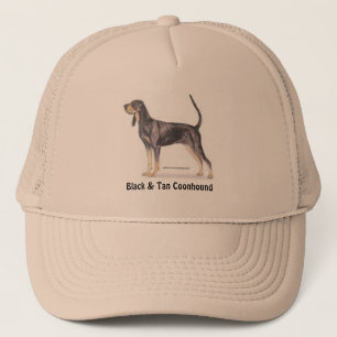 Zwart en Tan Coonhound Trucker Pet