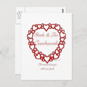 Zwart en Tan Coonhound True Love Briefkaart (Voorkant / Achterkant)