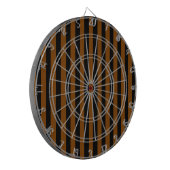 Zwart en Tan Dartbord (Voorkant Links)