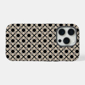 Zwart en Tan iPhone Hoesje (Achterkant horizontaal)