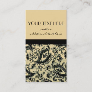 Zwart en Tan Visitekaartje