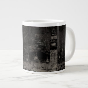 Zwart en Taupe Noodlijdende Skyline Venetië Italië Grote Koffiekop