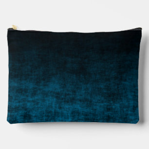 Zwart en Teal Grunge Ombre Textuur Etui