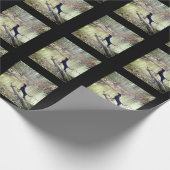 Zwart en twitpapier voor tinten cadeaupapier (Hoek)