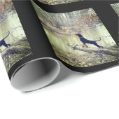 Zwart en twitpapier voor tinten cadeaupapier (Rol Hoek)