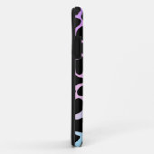 Zwart en vakbond thema Koe Spots aangepaste naam Case-Mate iPhone Case (Achterkant/rechts)