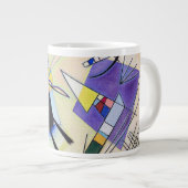 Zwart en Violet - Kandinsky Grote Koffiekop (Voorkant rechts)