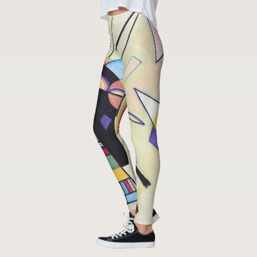Zwart en Violet - Kandinsky Leggings (Links)