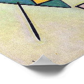 Zwart en Violet - Kandinsky Poster (Hoek)