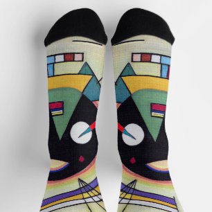 Zwart en Violet - Kandinsky Sokken