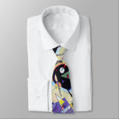 Zwart en Violet - Kandinsky Stropdas (Gebonden)