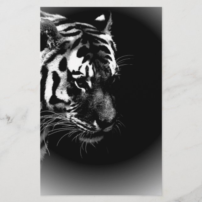 Zwart en Wilde tijger (Voorkant)