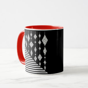 Zwart en wit, abstract, geometrisch, eenvoudig, Sc Mok
