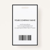 Zwart en wit badge (Achterkant)