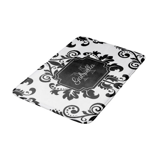  zwart en wit badmat (Gekanteld)