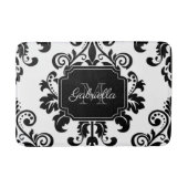  zwart en wit badmat (Voorkant)