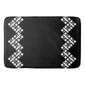 Zwart en wit badmat (Voorkant)