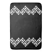 Zwart en wit badmat (Voorkant Verticaal)