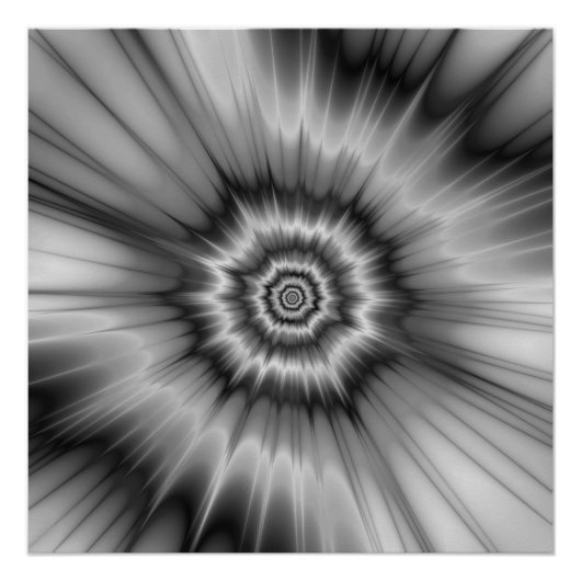 Zwart en wit bang! Het Zazzle Perfect Poster (Voorkant)