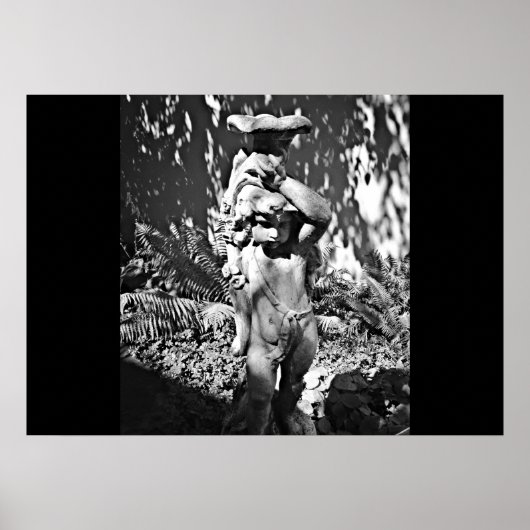 Zwart en wit beeld poster (Voorkant)