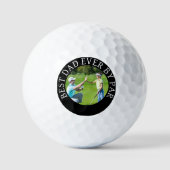 zwart en wit beste vader ooit aangepaste foto Golf Golfballen (Voorkant)