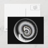 Zwart en wit briefkaart (Voorkant / Achterkant)