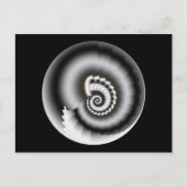 Zwart en wit briefkaart (Voorkant)