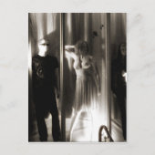 Zwart en wit briefkaart (Voorkant)