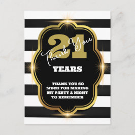 Zwart en wit briefkaart