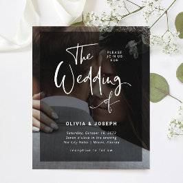 Zwart en wit | Budget Fotoweddenschap Flyer