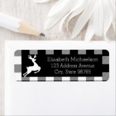 Zwart en wit Buffalo-label voor vinkje Etiket (Insitu)