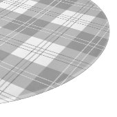 Zwart en wit Buffalo Plaid Snijplank (Hoek)