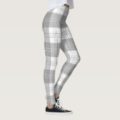 Zwart en wit buffelplaid leggings (Rechts)